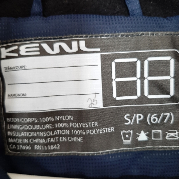 NWT Kewl insulated sports/ hockey jacket size small - Picture 3 of 6